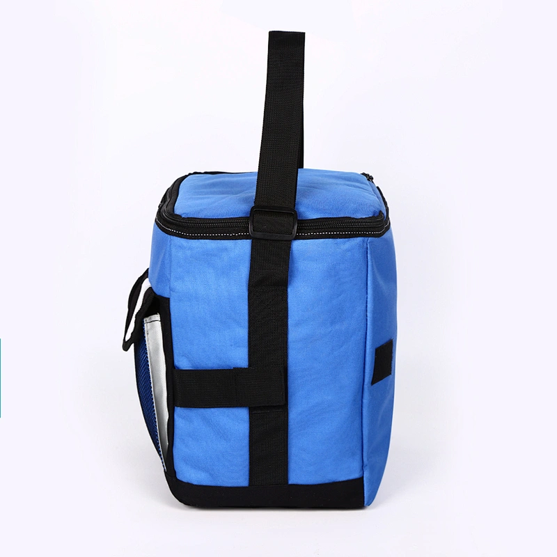 Freezable Best Quality Insulated Zip Closure Foldable Tote Lunch Cooler Bag