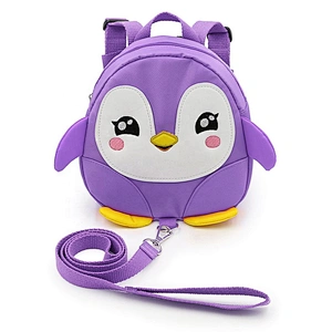 Kids school backpack cutie animal baby anti lost harness bag cartoon zoo animal kindergarten anti lost backpack kids school bag
