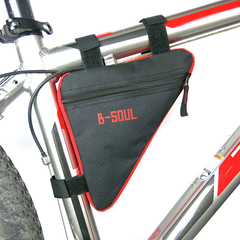 Durable waterproof mountain bike front beam bicycle saddle bag