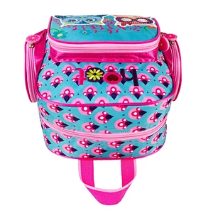 Promotional Cute owl baby girls backpack polyester kids school backpack bags for child school