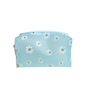 OEM/ODM Waterproof  travel storage bag daisy printed tpu Women Travel Makeup Organizer Zipper Pouch Cosmetic evening Bags