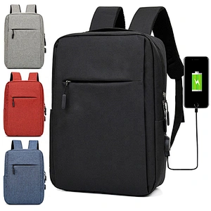 Multipurpose Casual waterproof  usb school business travel backpack  mochilas escolares laptop backpack with usb charging port