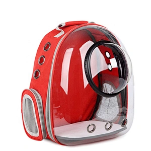Fashion Breathable  Transparent Durable Airline Pet Carrier Cat Carrier Backpack Two Side Ventilation Holes Bag Pet Carrier