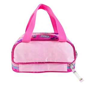 Custom Logo Printed BTS Double Zippers School Student Pen Pouch Pencil Case Bag for Children