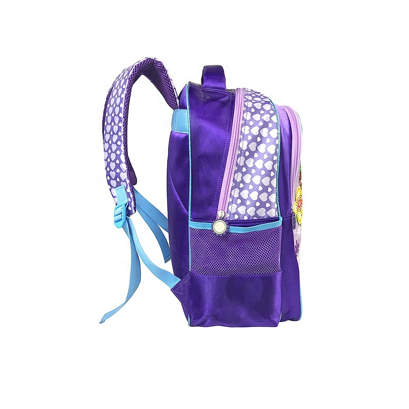 wholesale leather New design fancy cute pvc backpack students children kids school bags for girls kids school