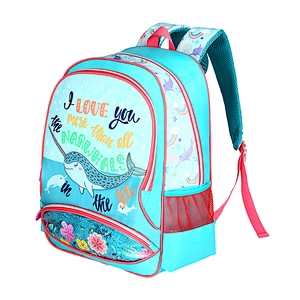 Lovely cartoon character school bags for backpack girl