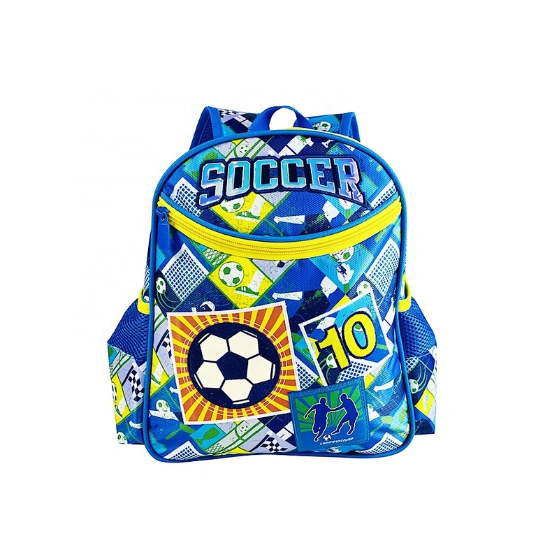2020 Wholesale  High quality waterproof mochilas cartoon soccer children backpack school bags for boys kids student book bags