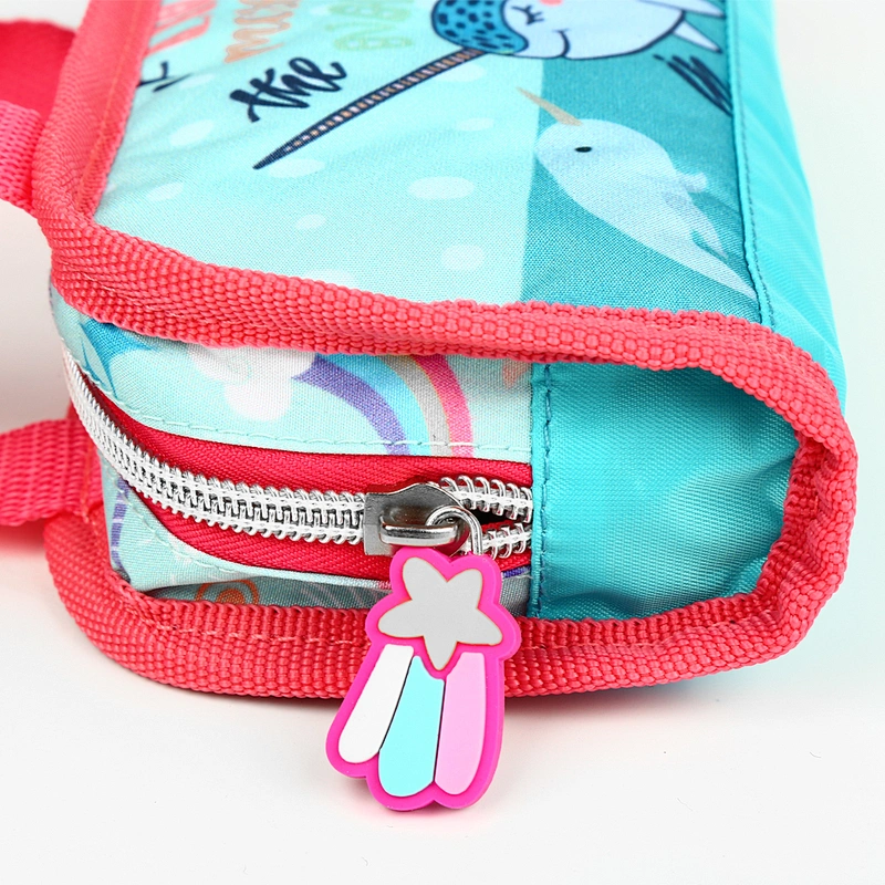 Factory custom print small mesh promotion gift PVC pencil bag