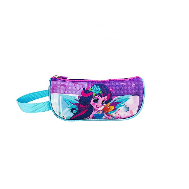 Cute Simple denim students Packing kawaii kids School Office Pencil Pouch Case Bag for school