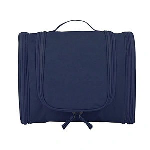 2020 Wholesale Green Portable Waterproof Double Open Travel Toiletry Cosmetic Bag