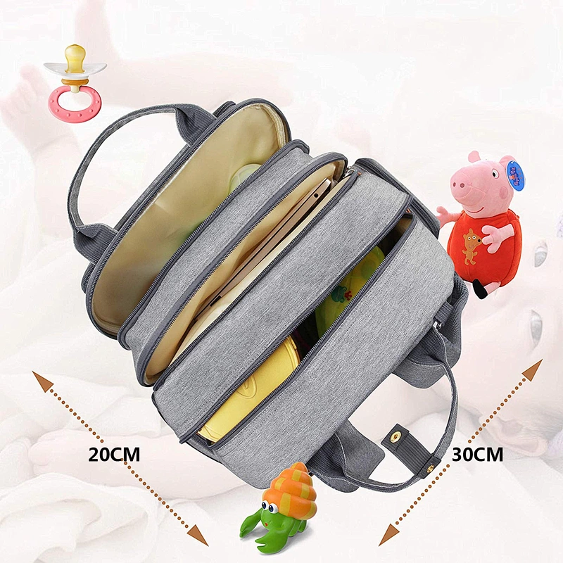 Multifunction travel nappy baby bags for mom and dad Diaper backpack