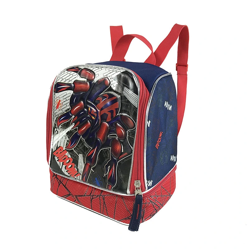 Customized designer promotional cartoon pattern  cooler bag lunch ice Basket lunch bag for lunch with high quality