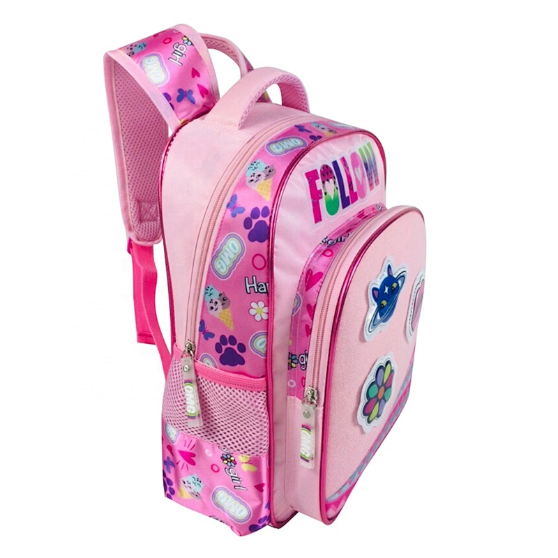 Fashion cartoon printing waterproof children school backpacks bags for girls Cute child