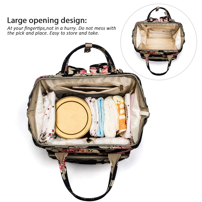2020 Stylish Waterproof Large Capacity Maternity Mummy Bag Durable and Stylish Nappy Bags Baby Diaper Bag Backpack
