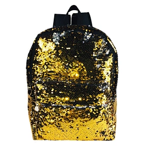 2020 Wholesale custom Lightweight fashion children girls school bag kids glitter Sequin Reversible Backpack