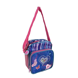 Polyester Custom Girls OEM Customized Logo Cartoon Pattern  messenger travel Shoulder Bag ladies fashion handbags for girls