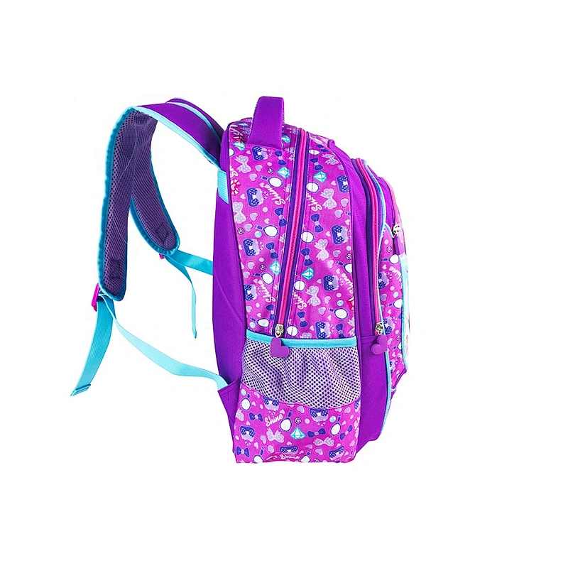 high quality student backpack golden backpack kids children school bags for children girls kids with fantasy fabric