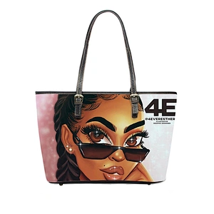 Black Art Girl Magic 2020 African Girl Magic custom PU lady handbag cross-body bag