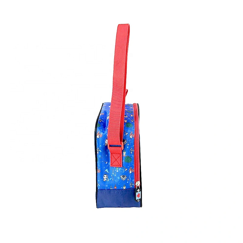 high quality leather waterproof insulated cooler box food deliver lunch bag with custom logo thermal insulation fabric for kids