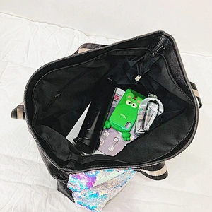 Shining Large capacity for luggage women lady girl travel bag handbag shopping bag