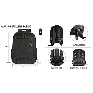 2020 hot products fashion large capacity USB charging preppy style laptop backpack schoolbag bagpack