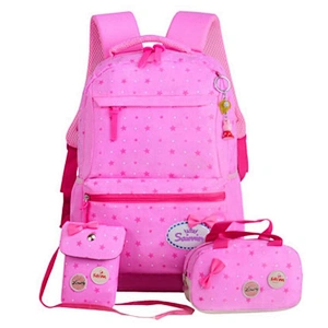 Fashion Cute  cartoon Child school bag set backpack School Shoulder bag Kids Children Backpacks School Bags for girls