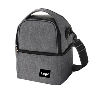 Double Layers Breast Milk Bottles maternity mummy Pumping Bag Breast milk Pump Bag Tote with Cooler Compartment