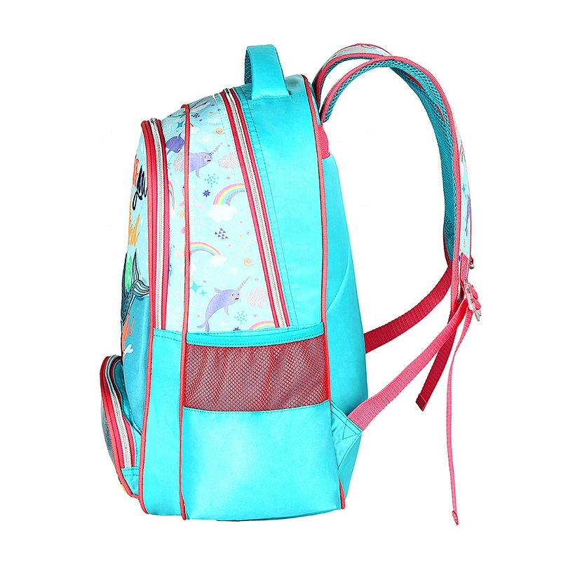 Custom Kids Cartoon smiggle School Bag Set With Double Sequins