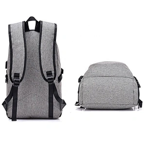 2020 New Arrival OEM Custom Slim Waterproof Men Women Travel School Business Laptop Anti-theft Backpack With USB Charging Port