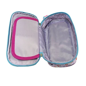 Fashionable primary student small custom logo shiny sequin kids 2 pieces set backpack girl school bags for girls