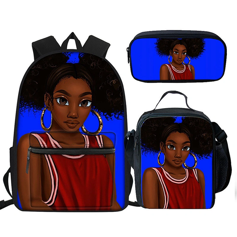 Black Queen African American Girl 2020 School Bags Teenagers Girls School Backpack Children Schoolbag Kids Bags for boys girls