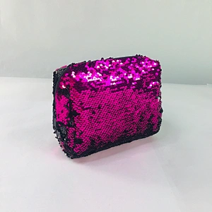 sequin shiny Handbag cosmetic makeup evening party bags Other+Special+Purpose+Bags