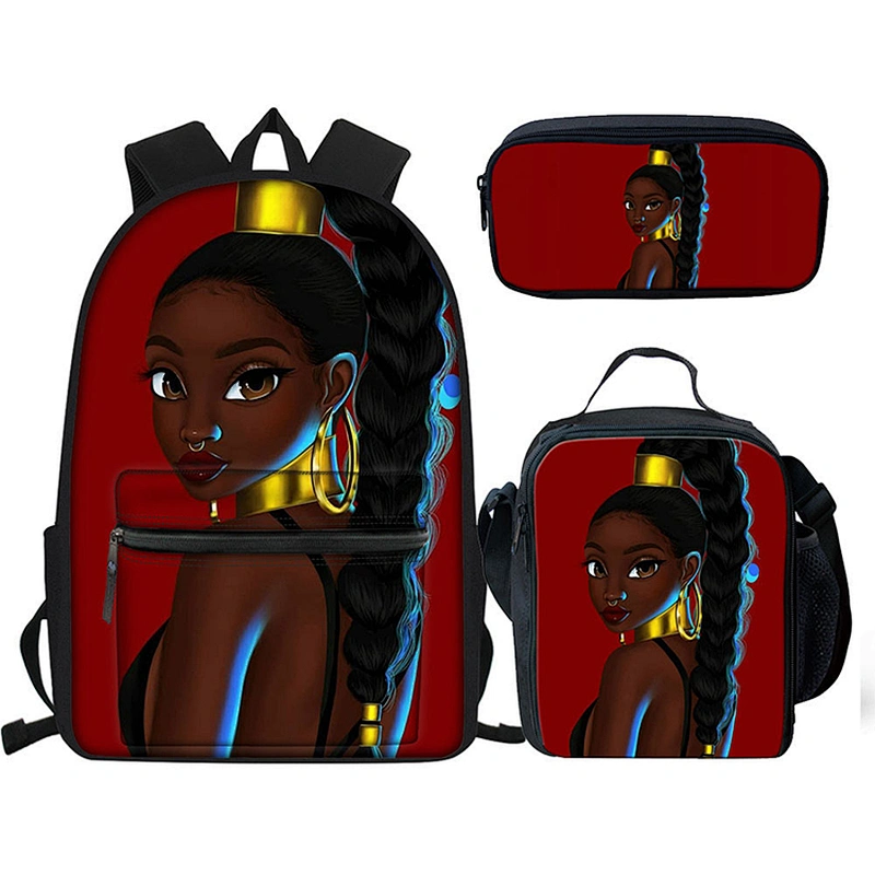 Black Queen African American Girl 2020 School Bags Teenagers Girls School Backpack Children Schoolbag Kids Bags for boys girls