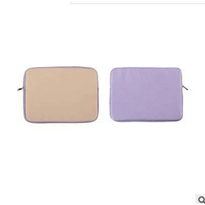 Hot-selling Multi-colored Customized LOGO and Super Thin Laptop Bag with texture PU Material Inner Bag Digital Storage Bag