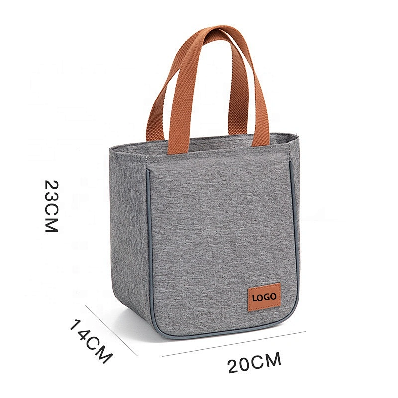 Waterproof Polyester Thermal Picnic Cold Bottle Cooler Lunch Tote Box Bag Sac Lunch bag for Woman Food Delivery Kids School