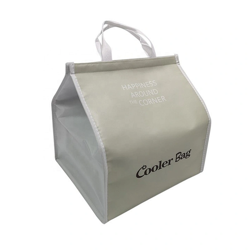 Cheap Small Portable Tote Foldable Cake Food Delivery Insulated Cooler Bag for thermal insulation 6/8/10/12 inch