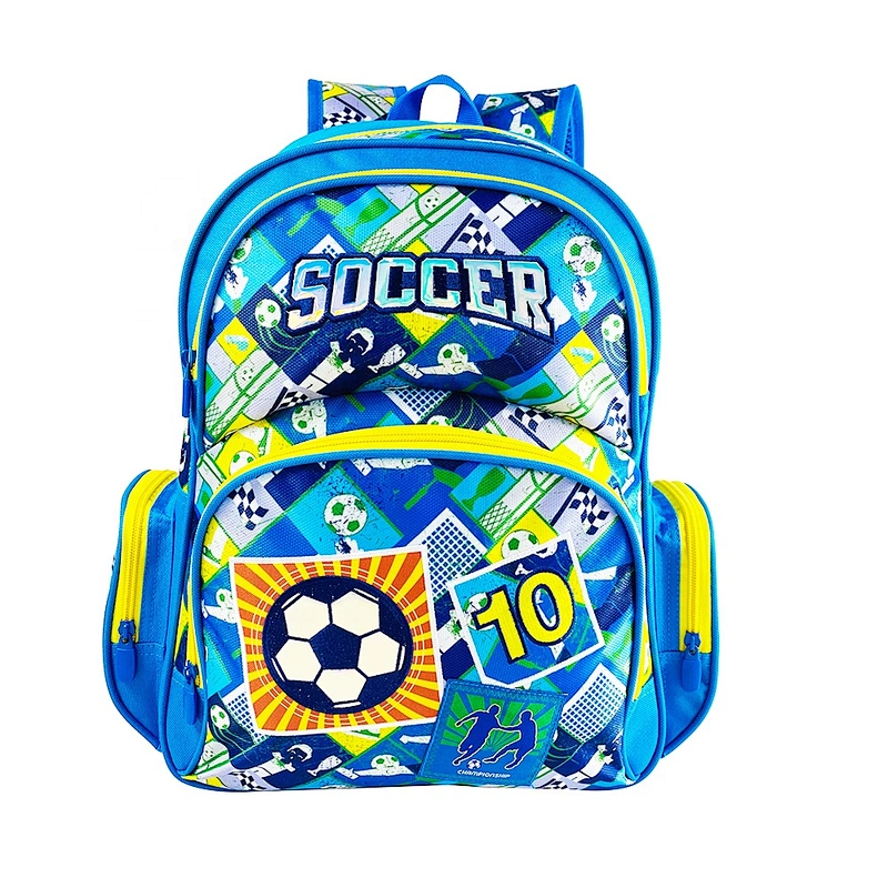 Manufacturer High quality waterproof mochilas cartoon soccer children kids backpacks school bags kids student bookbags