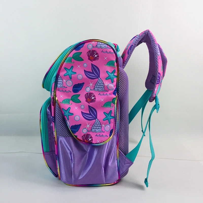 2020 New design  Holographic shinny fashion satchel bag school backpack bag for girl