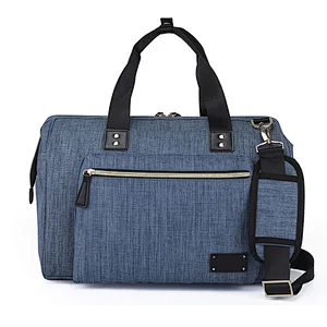 Multi-function Outdoor Unisex Stylish Polyester Diaper Bag Backpack Baby Changing Bags With Bottle Warmer