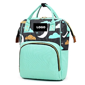 Multi-function Outdoor wholesale hot sale best green travel Baby nappy Diaper bag reviews panaleras backpack with Changing Pad