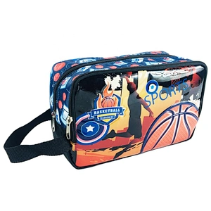 High quality Custom Logo Polyester Sports Shoe Bag Basketball Soccer printing Golf Shoe Bag Travel for school kids