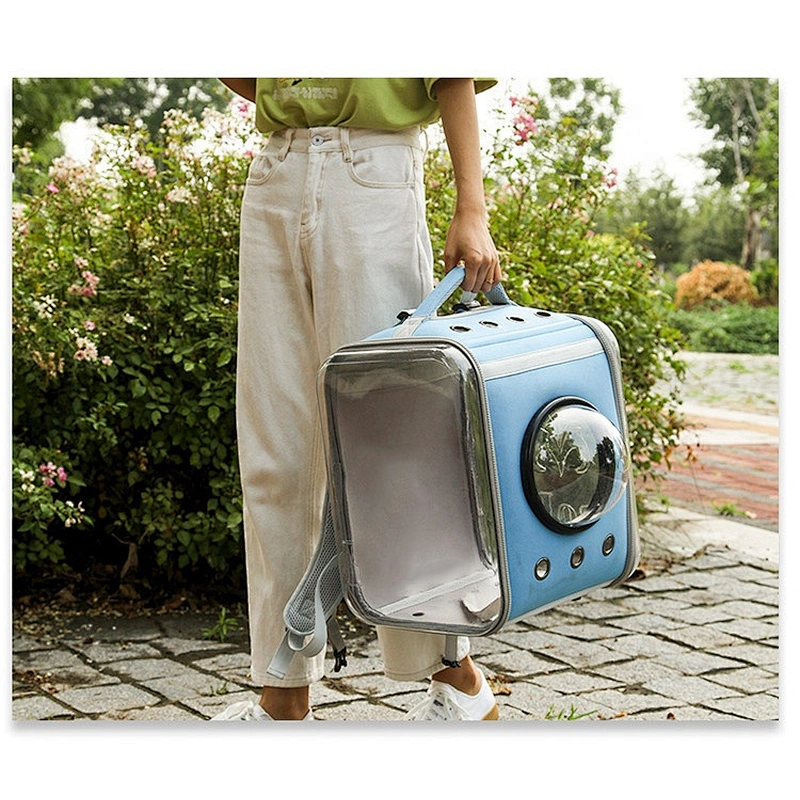 Custom Travel Animal Cages Pet Dog Cat Carriers Backpack Fashion Bag Transparent Capsule Backpack Bubble Pet Backpack for pet