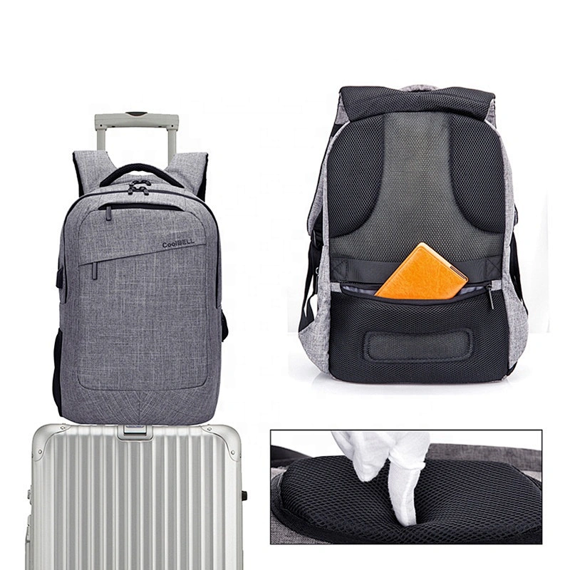 New design special shoulder computer bag USB men's backpack leisure wearable business computer bag travel backpack