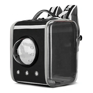 Custom Travel Animal Cages Pet Dog Cat Carriers Backpack Fashion Bag Transparent Capsule Backpack Bubble Pet Backpack for pet
