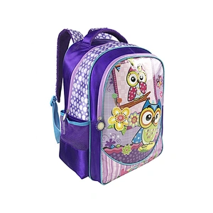 wholesale leather New design fancy cute pvc backpack students children kids school bags for girls kids school