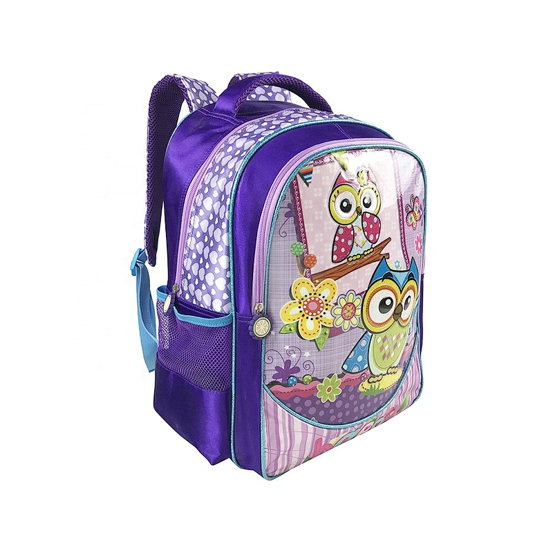 wholesale leather New design fancy cute pvc backpack students children kids school bags for girls kids school
