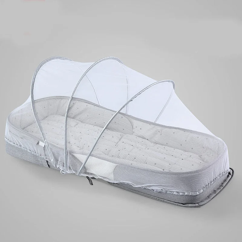 Baby Portable Bed Bag Foldable Newborn Travel Crib Carry-on Nest Bed Diaper Bag Bed for Baby 0-6M sac a langer nurse bag