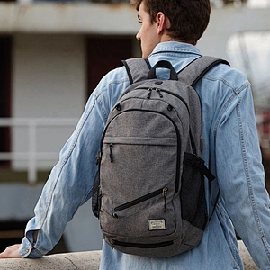 Custom collapsible daily rucksack black 100% waterproof computer backpack shoulder usb back pack  laptop bags Backpacks