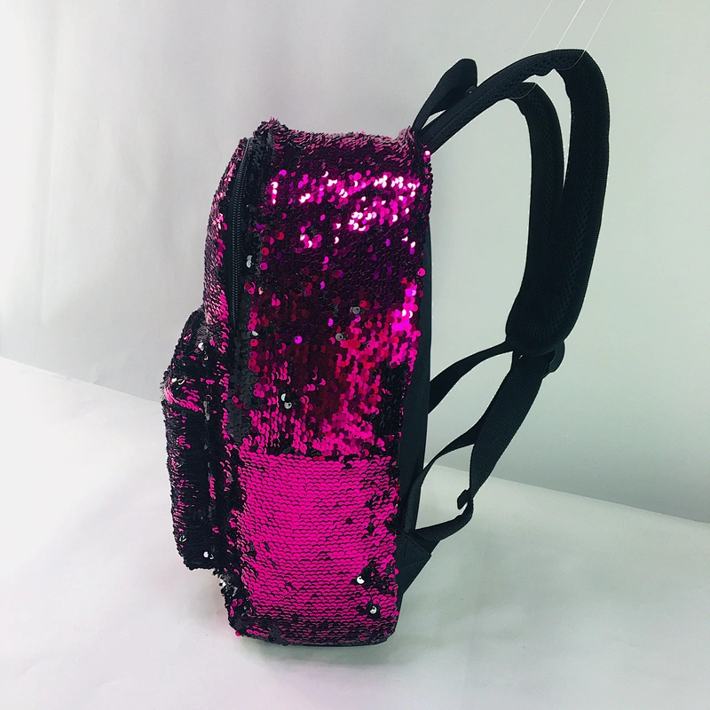Manufacturers Glitter sequin Girls School Bags kids cartoon heart Backpack gift bag for Children