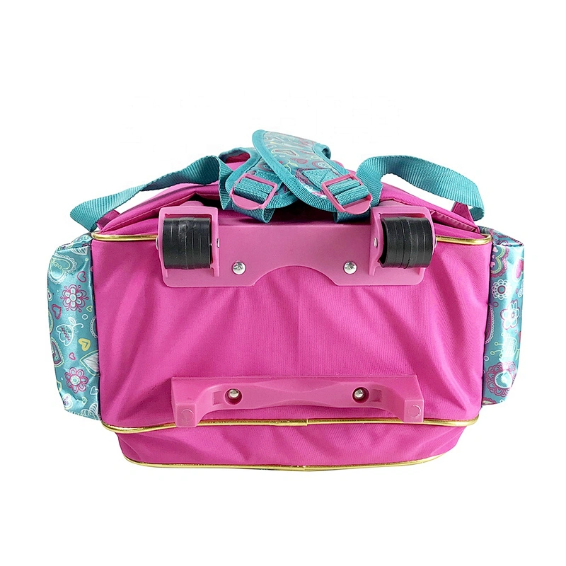 Latest design Backpack Rolling bag children shop school bag trolley bags for kids girls travel  waterproof With Wheels